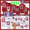 2024 San Brock Purdy Christian McCaffrey Deebo Samuel Francisco Super Bowl Football Game jersey Heren Dames George Kittle Fred Warner Nick Bosa Brandon Aiyuk Jersey