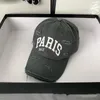 Casquettes de baseball de styliste pour femmes, chapeaux d'été décontractés avec lettres rétro, classiques, à la mode, avec trous, chapeau polyvalent