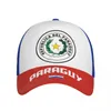 Ballkappen Unisex Paraguay Flagge coole paraguaische Baseball -Baseball -Mütze patriotischer Hut für Fußballfans Männer Frauen