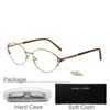 Zonnebrilmonturen A408 Klassiek Metaal Vrouwen Frame Bijziendheid Bril Mode Ovaal Optische Ultralight Vision Care Bijziend Brillen