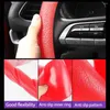 Steering Wheel Covers 1PC Car Universal Silicone Cover Elastic Glove Texture Soft Multi Color Auto Decoration DIY Accessories