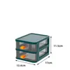 Small Stationery Cabinet Desktop Mini Plastic Storage Box Transparent Drawer 240125