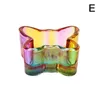 Kit per nail art 1 pezzo piatto liquido in vetro trasparente arcobaleno tazza Dappen con coperchio ciotola per strumento monomero in polvere acrilica