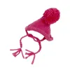 Abbigliamento per cani Accessori invernali Cappello caldo e accogliente per animali domestici con palla morbida Elegante per cani gatti Vestito carino con palla di pelo