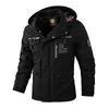 Fashion Mens Casual Windbreaker Jackets Hooded Jacket Man Waterproof Outdoor Soft Shell Winter Coat Clothing Warm Plus Size 240124