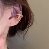 Ryggar örhängen 3st/set Tassel Chain Crystal Ear Cuff Clip Earring for Women Girls Punk smycken E2436