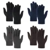 Cykelhandskar Fashion Fleece Autumn Winter Outdoor Sport Kvinnor Full Finger Mittens Furry Warm Mants Tjock plysch