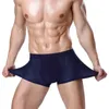 Underbyxor 4st/Lot Herrboxare trosor av stora storlekar shorts mesh för bambu underkläder knickers gåvor män manliga