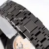 Audpi Mens Automatyczne zegarki mechaniczne 41 mm ośmioboczne ramki wodoodporne Wodoodporne moda