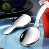 Spoons 1pcs 304 Stainless Steel Short Handle Round Head Spoon Baby Ice Cream Dessert Creative Mini Tea Kitchen Accessories