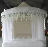 wholesale High quality funny PVC inflatable wedding bounce castle party jumping Castles white Adult Kids bouncy house