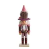 Creative Girl Heart Gift Wood Handicraft Home Decoration Student Gift Ice Cream Sweetheart Small Nutcracker Staty Sculpture 240131