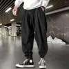 Herrenhosen, trendige Herren-lange Hip-Hop-Hose, mittelhohe, winddichte männliche Freizeit-Jogginghose