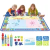 Coolplay Magic Water Drawing Mat Coloring Doodle med pennor Montessori Toys Målningskort Utbildning för barn 240131