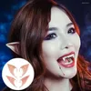 Backs Earrings Halloween Latex Elf Ear Simulation Harmless Prop Angel Cosplay Decor (Long)