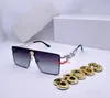 Lüks Tasarımcı Square Güneş Gözlüğü Erkek Kadınlar Vintage Gölgeler Sürüş kutupsal güneş gözlüğü erkek bisiklete binen plaj gözlükleri moda metal plank güneş gözlük 88025