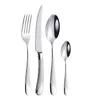 Ensembles de vaisselle 24x Silver Luxury Fork Spoon Knife Set Premium en acier inoxydable pour un dîner haut de gamme