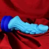 Dildo Kirin Nuovo colore misto Silicone liquido Pene grande Simulazione Vestibolare Spina anale Pene finto Prodotto adulto