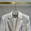 European fashion brand Polo collar long sleeved gold buckle decoration suit jacket