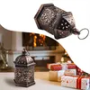 Castiçais práticos de alta qualidade durável luz noturna lanternas de metal efeito estilo marroquino decoração de suspensão decoração de casa