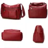 Abendtaschen Motingsome Luxus Leder Messenger Bag für Frauen Elegante Mutter Satchel Chic Madam Schulter Handtasche Geldbörsen 2024