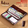 Wallets Emperor Men's Wallet Genuine Leather Business Casual Card Clamp Purse Thin Holder For Dad Boyfriend