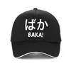 Casquettes de baseball Anime Otaku Baka casquette hommes femmes japonais argot Baseball unisexe drôle Humor Nipon langue dessin animé Nerd chapeau