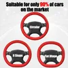 Steering Wheel Covers 1PC Car Universal Silicone Cover Elastic Glove Texture Soft Multi Color Auto Decoration DIY Accessories