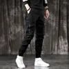 Men's Jeans Trousers Black Cargo For Men With Pockets Male Cowboy Pants Motorcycle Classic 2024 Trend Designer Autumn Clothing Denim