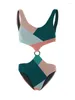 Roupa de banho feminina separada bandeau maiô cor bloco de uma peça e cobrir impressão floral tie dye renda listra 2024 luxo