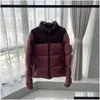 Mens Down Parkas Puffer Jacket Winter Women Hooded Letter Printing Couple Clothing Windbreaker Thick Coat Wholesale 2 Pieces 5% Drop D Otifc