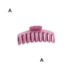 Fermagli per capelli Barrettes Grandi artigli coreani Elegante acrilico satinato per le donne Clip per coda di cavallo Forcina per capelli in colore puro Consegna a goccia Gioielli Hairjew Ott53