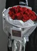 20 fogli/set specchio impermeabile carta da regalo floreale bouquet carta da imballaggio per fidanzamento matrimonio fai da te artigianato regalo 58 * 58 cm 240122