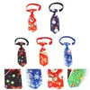 Colliers pour chiens, 5 pièces, cravates de noël pour chats, accessoires de vêtements pour animaux de compagnie, couleurs assorties