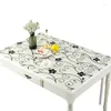 tapestries pvc tablecloth شفاف الجدول الشاي الشاي بلاستي