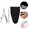 Kit per nail art Set per manicure da 2 pezzi Tagliaunghie Trimmer Pinze per dito Strumento per pedicure per unghia domestica