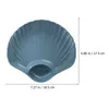 Plates 4 Pcs Dumpling Plate Sushi Plastic Dip Sashimi Dipping Dish Japanese Shell Lunch Bowls For Adults