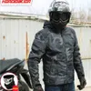 HeroBiker Motorcykeljackor Män Motocross Racing Jacket Breatbar Motorcykel Ridning Vattenfro -Moto Reflekterande kläder Winproof 240119