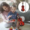 Ukulele plastikowe instrumenty skrzypce na skrzypce zabawek maluch zabaw dla dzieci muzyka początkująca muzyka absolwentka grała małe instrumenty 240124
