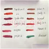 Rossetto Nuovo Kl Marca 12 colori Labbro B Trucco Umidità a lunga durata Lucidalabbra Cosmetici Spedizione Consegna a goccia Salute Bellezza Trucco Labbra Otlro