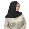 Abbigliamento etnico Adulti Donne musulmane di alta qualità Hijab istantaneo Indossare Sciarpa pronta Collo a copertura totale Islam Cappello arabo Cofano Turbante Scialli