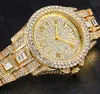 2024ファクトリー最新品質の腕時計RelogioMasculino Luxury Missfox Ice Out Diamond Watch Multifunction Day Date Adcuring Calendar Quartz Watches for Men