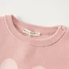 Dave Bella Children's Sweater Vest Clothes Autumn Girl's Cute Sweet Comfortable Fashion Casual Top Outdoor DB3236088 240127