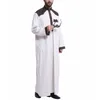 Ethnische Kleidung Muslim Robe Männer Jubba Thobe Saudi-Arabien Kaftan Pour Homme Musulman Abaya Qamis Caftan Islamische Mode Islam Kleid Eid