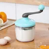 Manual egg beater household small semi-automatic egg white milk foam egg tart egg beater kitchen accessories 240129