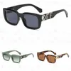 오프 흰색 선글라스 패션 오프 럭셔리 톱니 럭셔리 고품질 브랜드 디자이너 남성 여성 새로운 판매 세계 유명한 일요일 안경 UV400과 상자 1 twwt