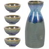 Wine Glasses 1 Set Japanese Style Ceramic Serving Cups With Pot And 4