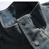 Giacche da uomo Giacca di jeans primaverile Uomo multi tasche Cappotto di jeans casual Streetwear Cpwboy allentato Top da uomo