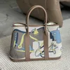 Espelho Qualidade Jardim Bolsa Mulheres Bolsa Designer Tote Bucket Bags Handmade Luxury Designer Bolsas Clássico Moda Couro Compras Viagem Carteira Bolsas 206