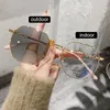 Lunettes de soleil de luxe à la mode, verres de myopie pochromiques pour l'extérieur, changement de couleur, unisexe, tendance, moins Prescription, lunettes dioptriques